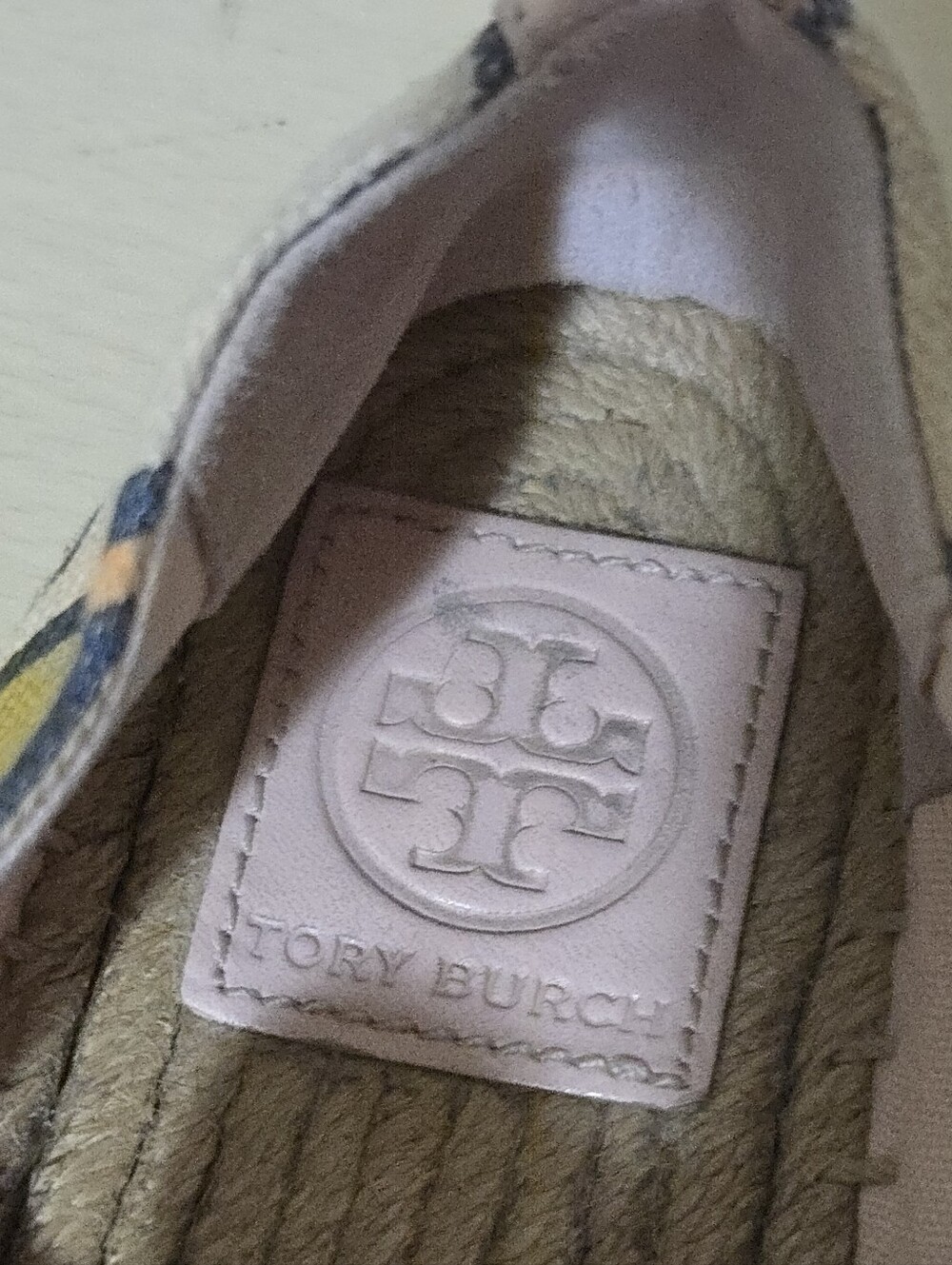 Tory Burch Cecily Sequin Embellished Espadrille - Geometric Pattern- Size 7 - Picture 7 of 8